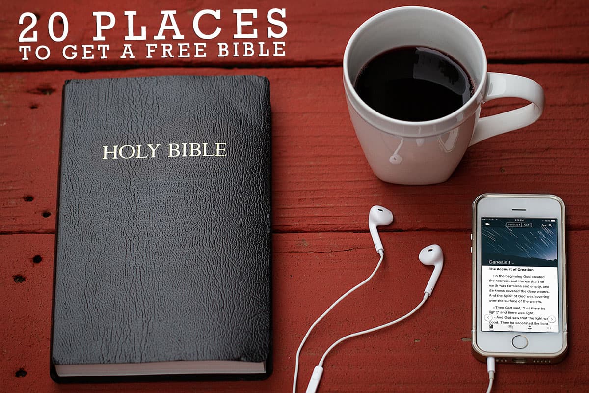 7 начини да добиете бесплатна Библија