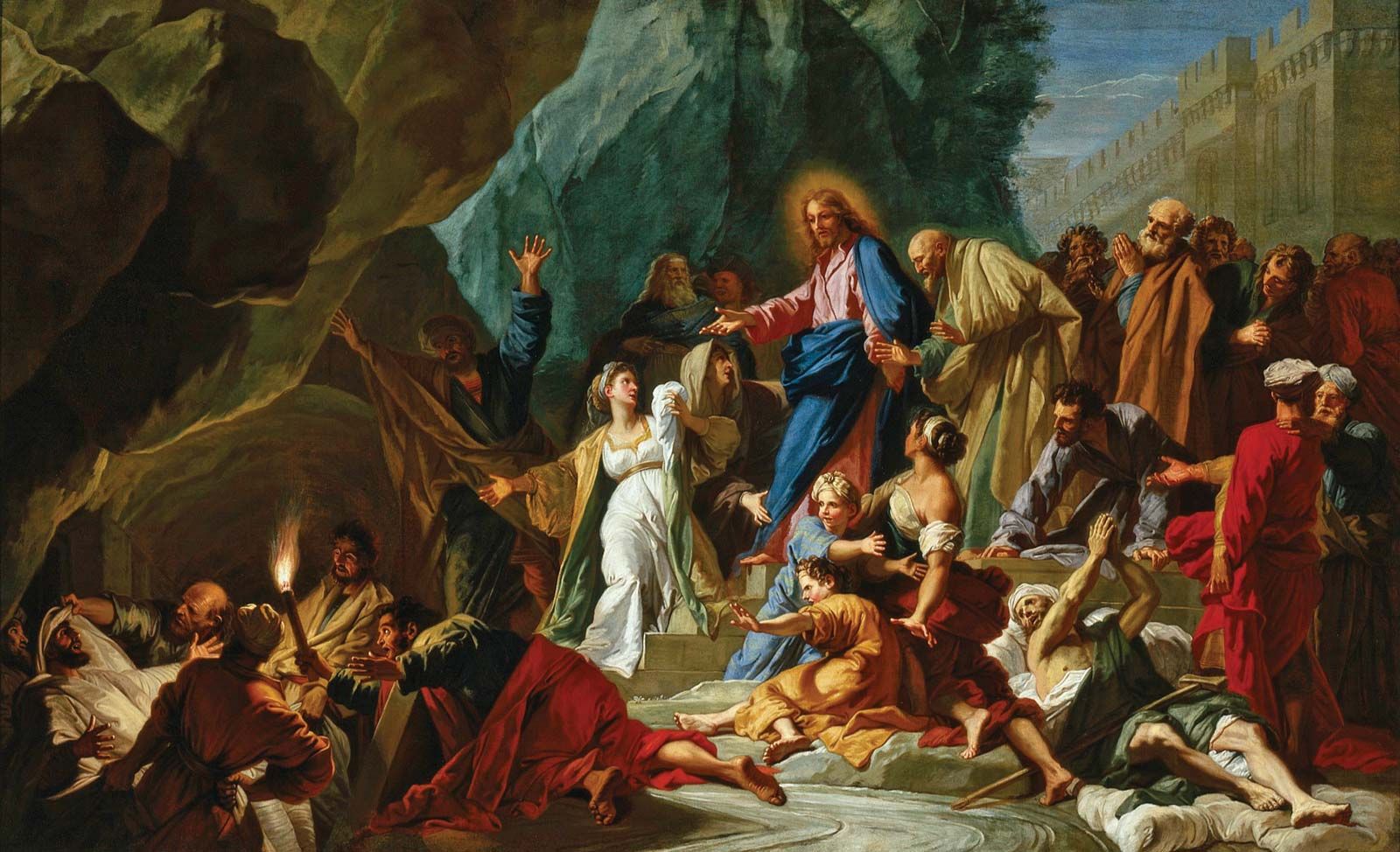 In profyl fan Lazarus, dy't Jezus út 'e deaden opwekke