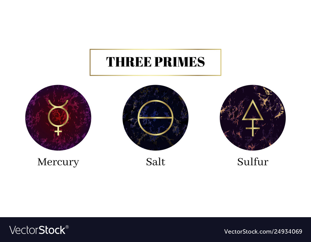 Zolfo, mercurio e sale alchemici nell'occultismo occidentale