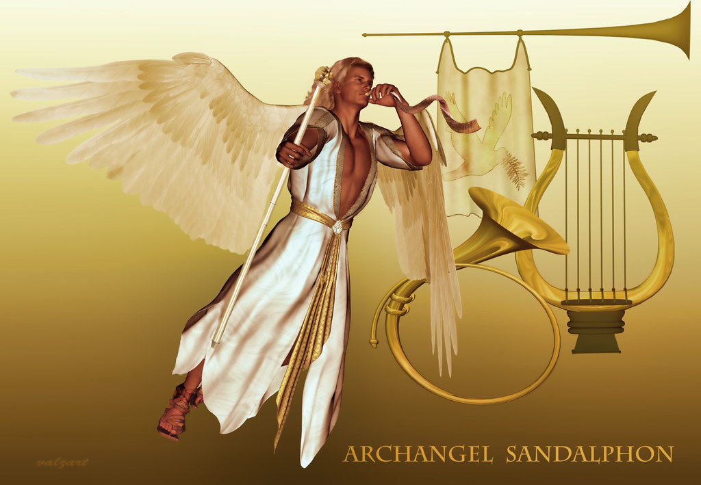 Archangel Sandalphon profilis - Angel of Music