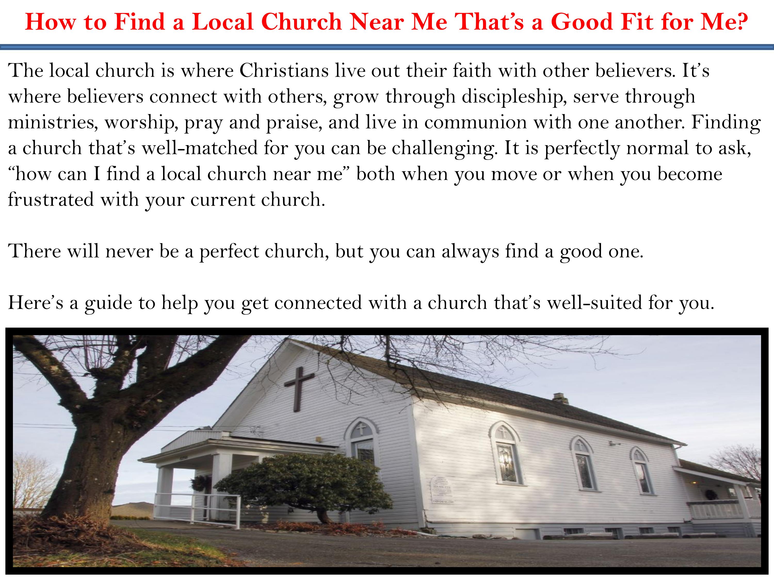 როგორ მოვძებნოთ ეკლესია, რომელიც თქვენთვის შესაფერისია