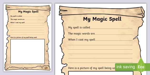 自分だけの魔法の呪文を書く方法