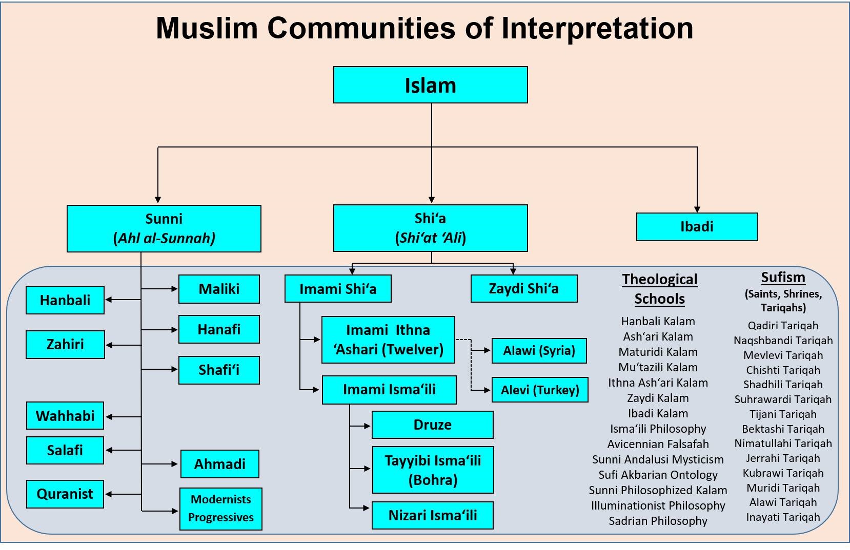 Principales diferencias entre musulmanes chiíes y suníes