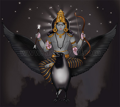 Více informací o hinduistickém božstvu Šani Bhagwan (Šani Dév)