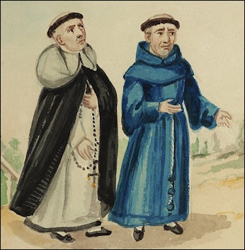 Samostanski redovi menihov in nun v glavnih religijah