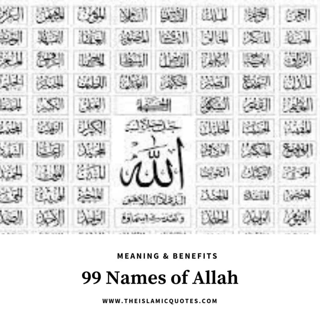 Los nombres de Alá en el Corán y la tradición islámica