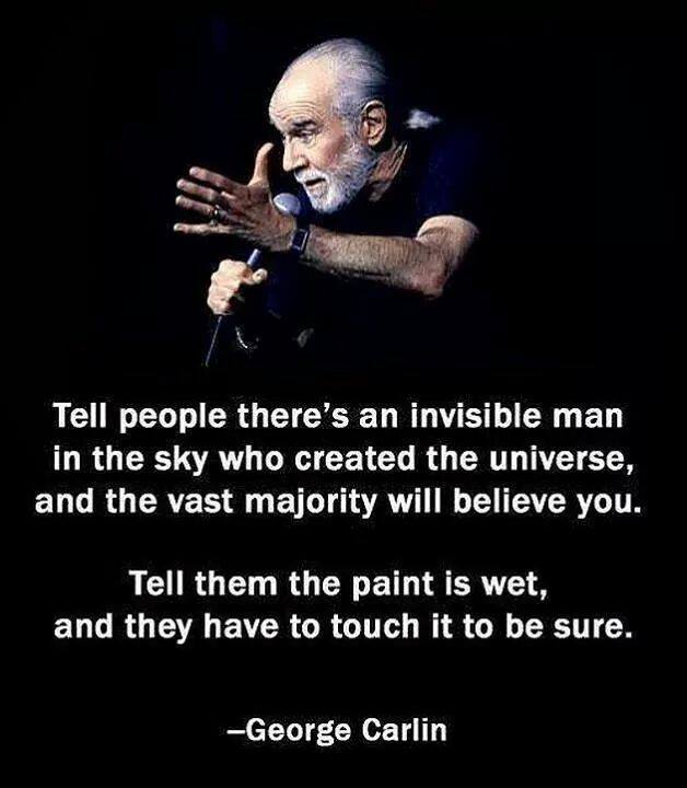 Što je George Carlin vjerovao o religiji