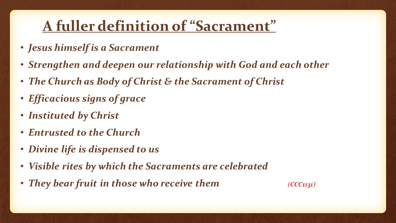 ¿Qué es un sacramental? Definición y ejemplos